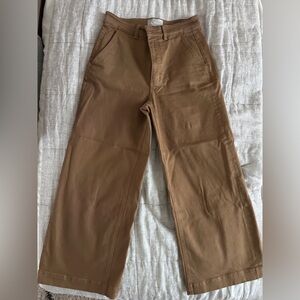 Pre-loved utility wide leg cropped pants by Everlane, US sz 6